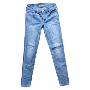 AMERICAN EAGLE Jegging Super Stretch Light Wash Women's Size 0 Short h